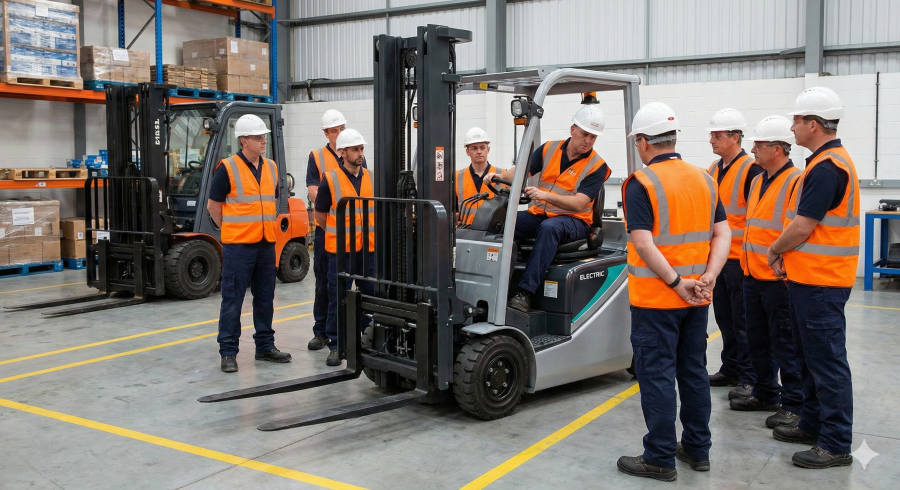 Opakované školenie - vysokozdvižné vozíky