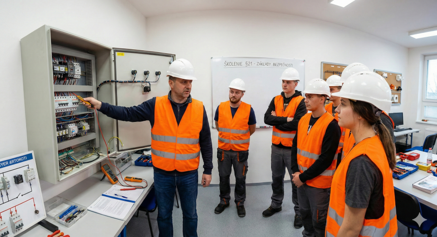 Opakované školenie - elektrotechnik