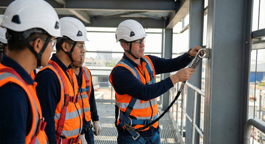 Opakované školenie - práce vo výškach a nad voľnou hĺbkou