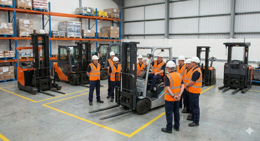 Základné školenie - vysokozdvižné vozíky (trieda I. a II. a druhy A, B, C, D, W1 a W2)
