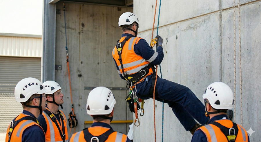 Základné školenie - práce vo výškach lezeckou technikou