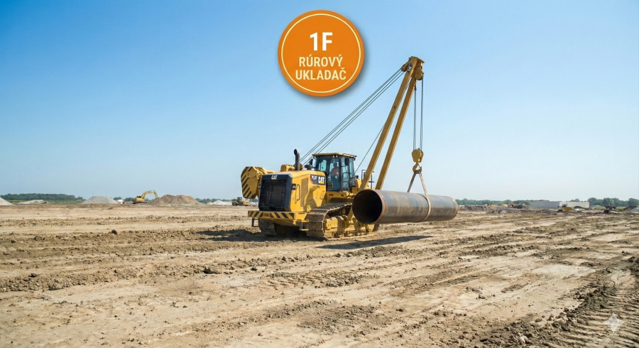 Základné školenie - stavebné stroje (1F – rúrový ukladač)