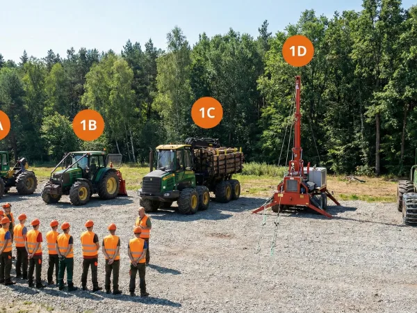 Basic training - forestry machinery (3 groups)