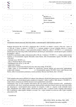 Pracovná zdravotná služba PZS